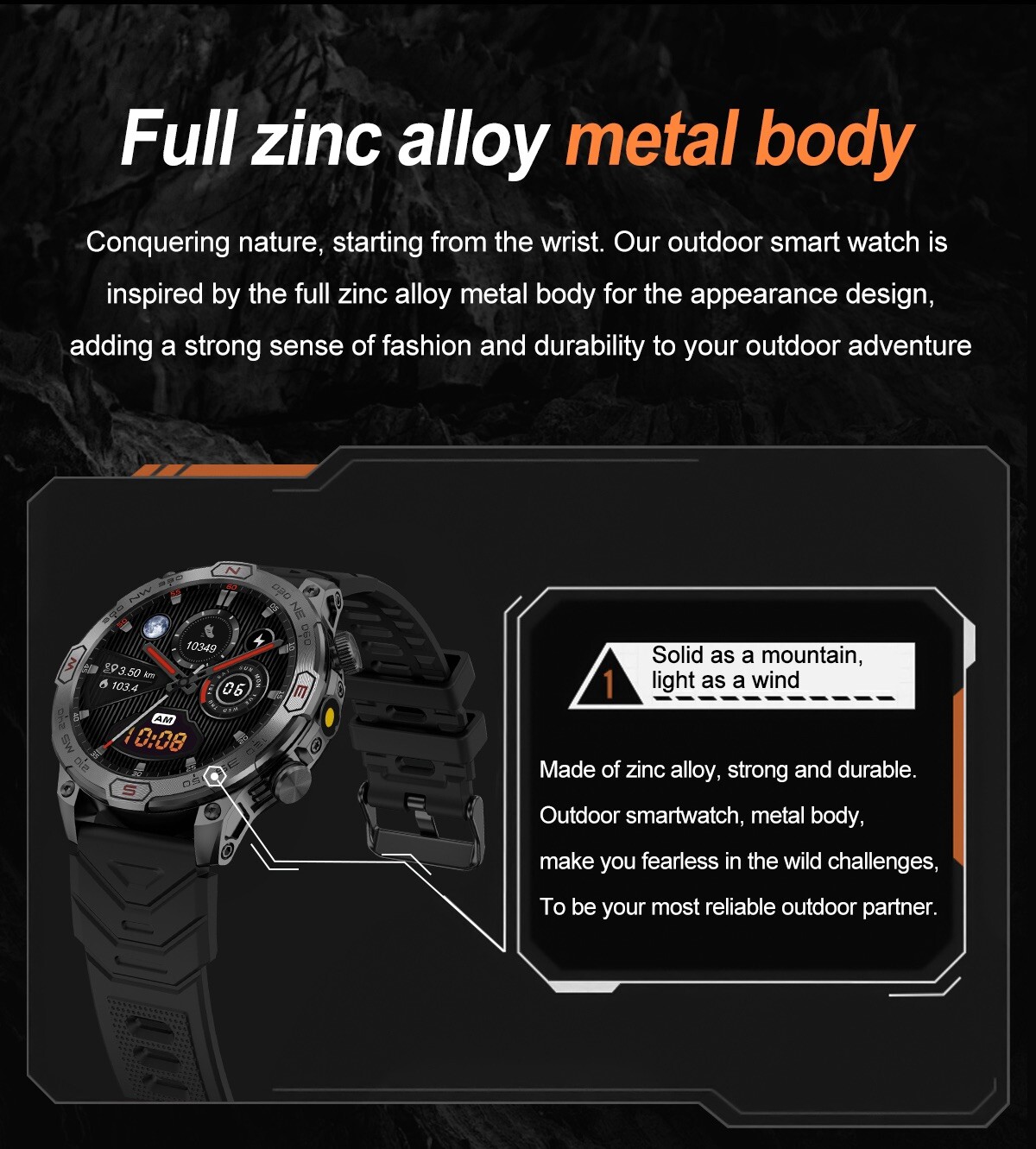 2024 Smart Watch For Men/Women Waterproof Smartwatch Bluetooth iPhone Samsung