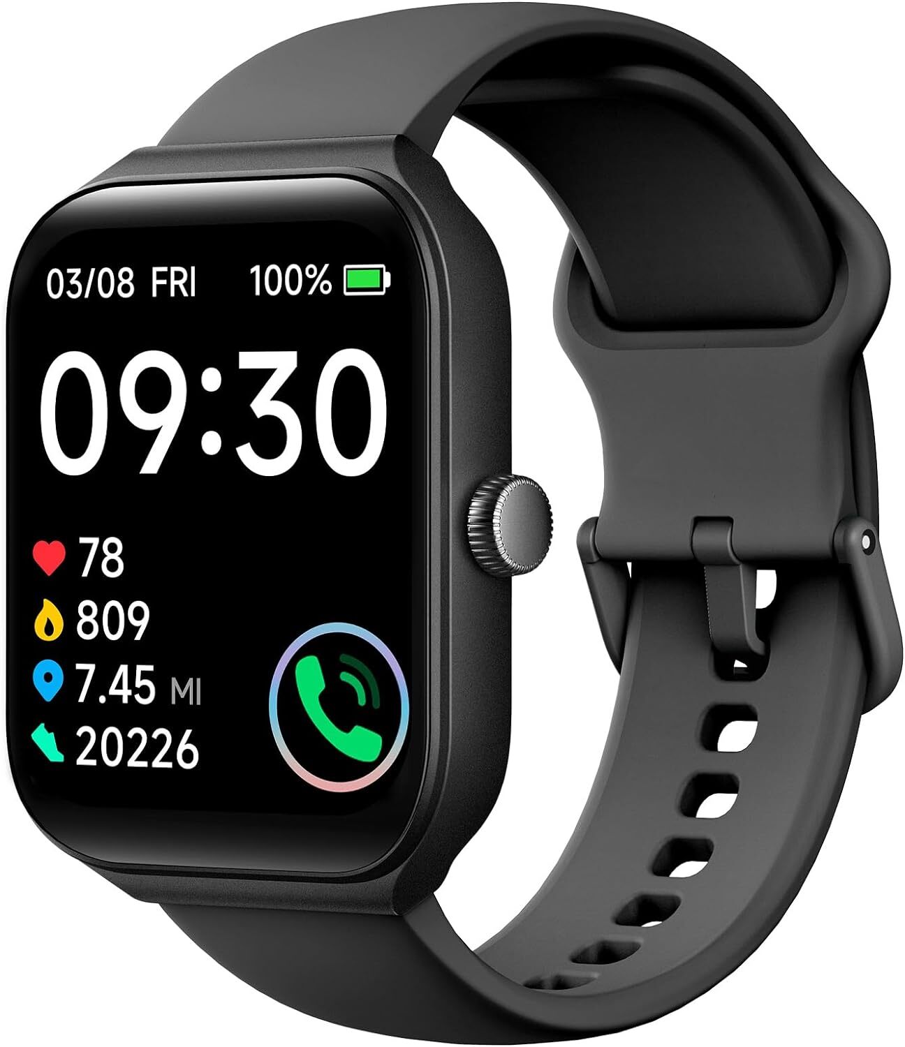 Smart Watch Alexa Built-in Make/Answer Calls Waterproof Heart Rate Sleep Tracker