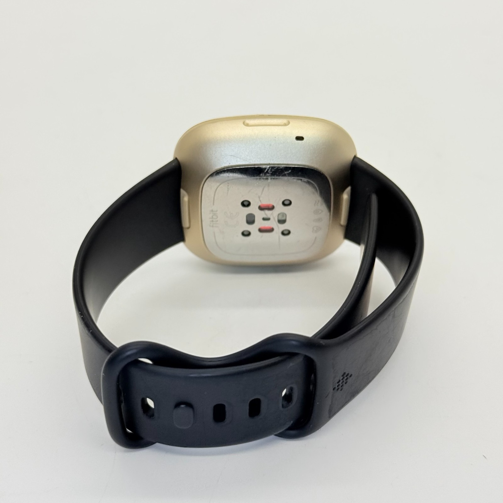 Fitbit Sense Advanced GPS Activity Tracker Smart Watch FB512 GOLD UNIT ONLY!