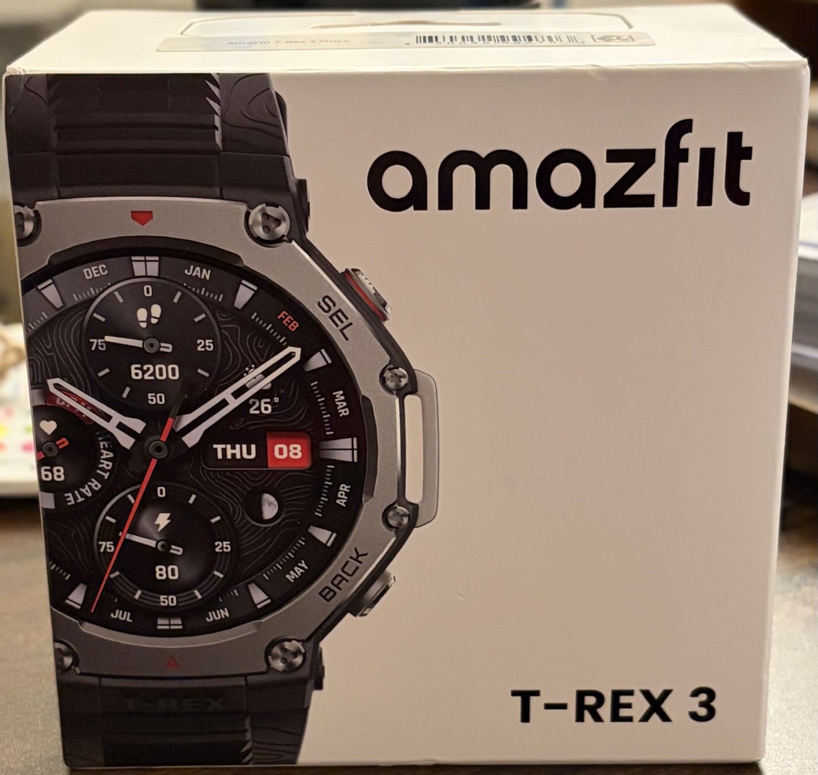 AMAZFIT T-REX 3 Smart Watch in Onyx (New & Sealed)