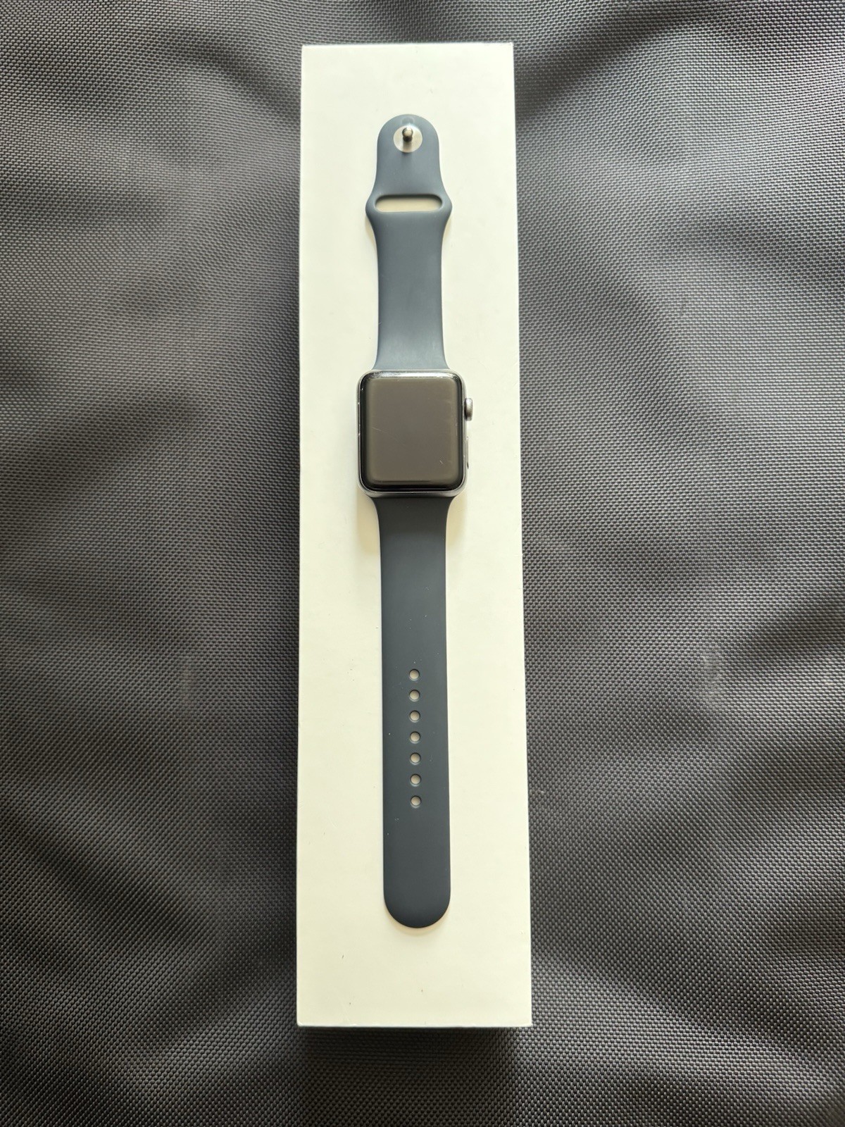 Apple Watch Series 3gps 42 Mm Space Gray Aluminum With Black