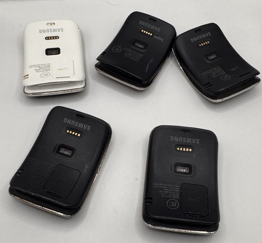 SIX Samsung SM-R750T Curved SMART WATCH Parts Or Repair – LOT