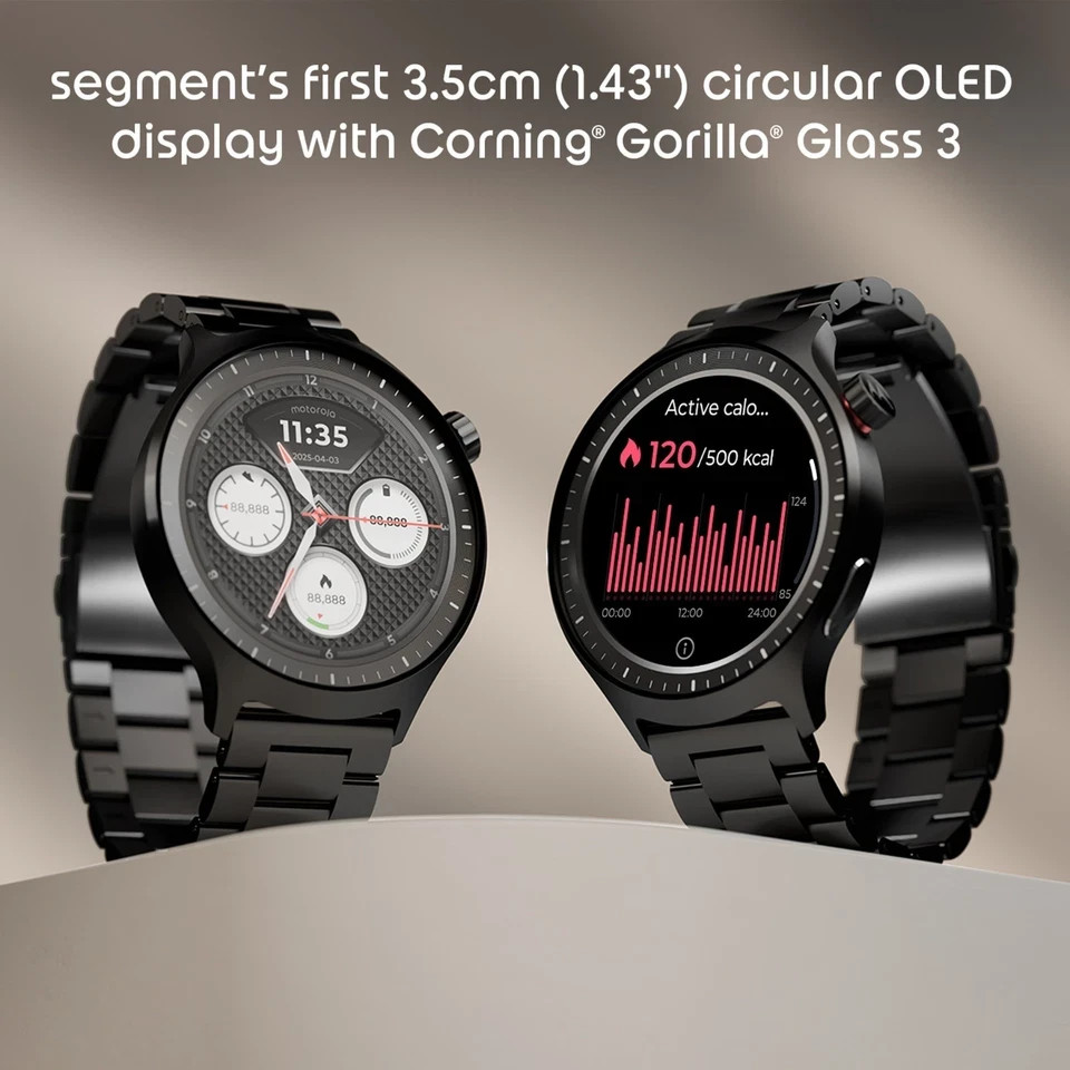MOTOROLA Moto Watch 1.4″ OLED, AOD, GPS Android only Smartwatch