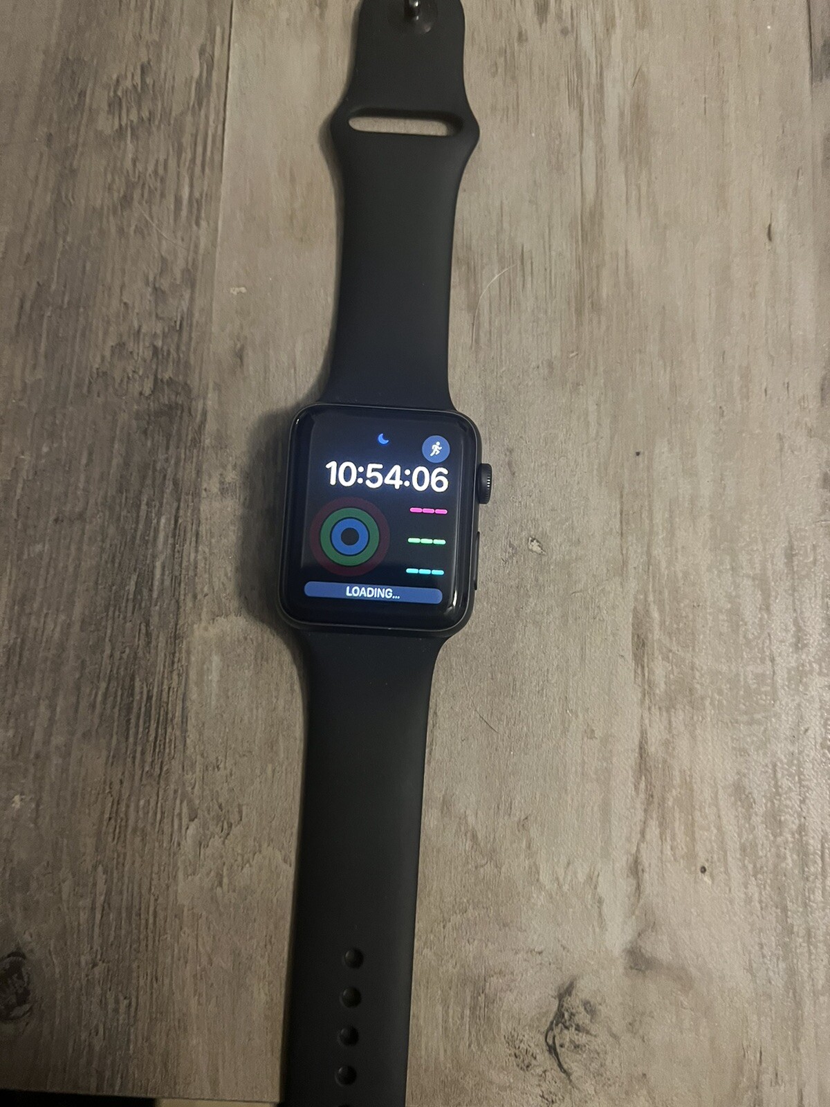 Apple MTF32LLA Watch Series 3gps 42 Mm Space Gray Aluminum With Black