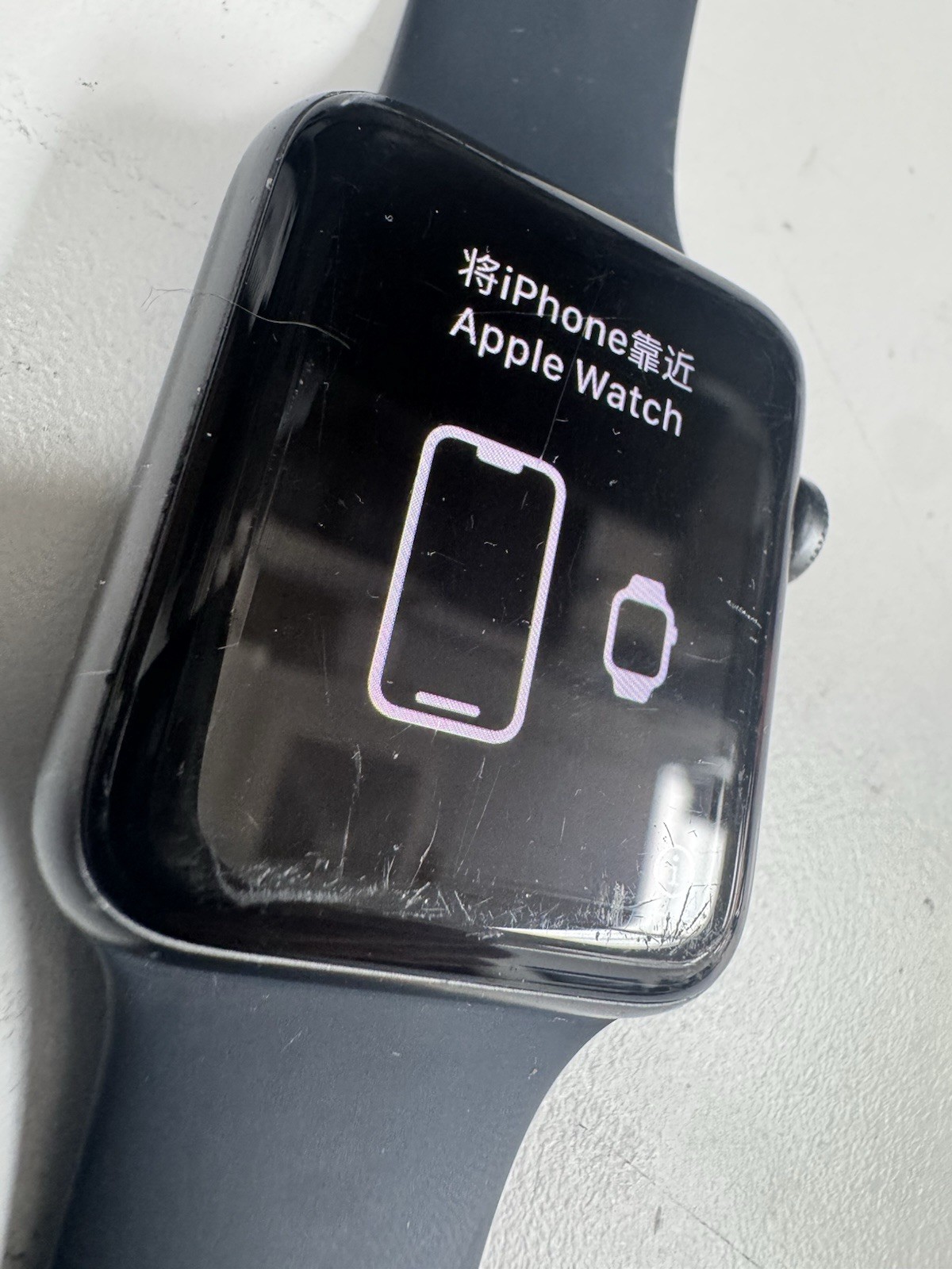 Apple Watch Series 3 GPS Cellular 42mm Aluminum Gray Case Watch MQK22LL/A a1861