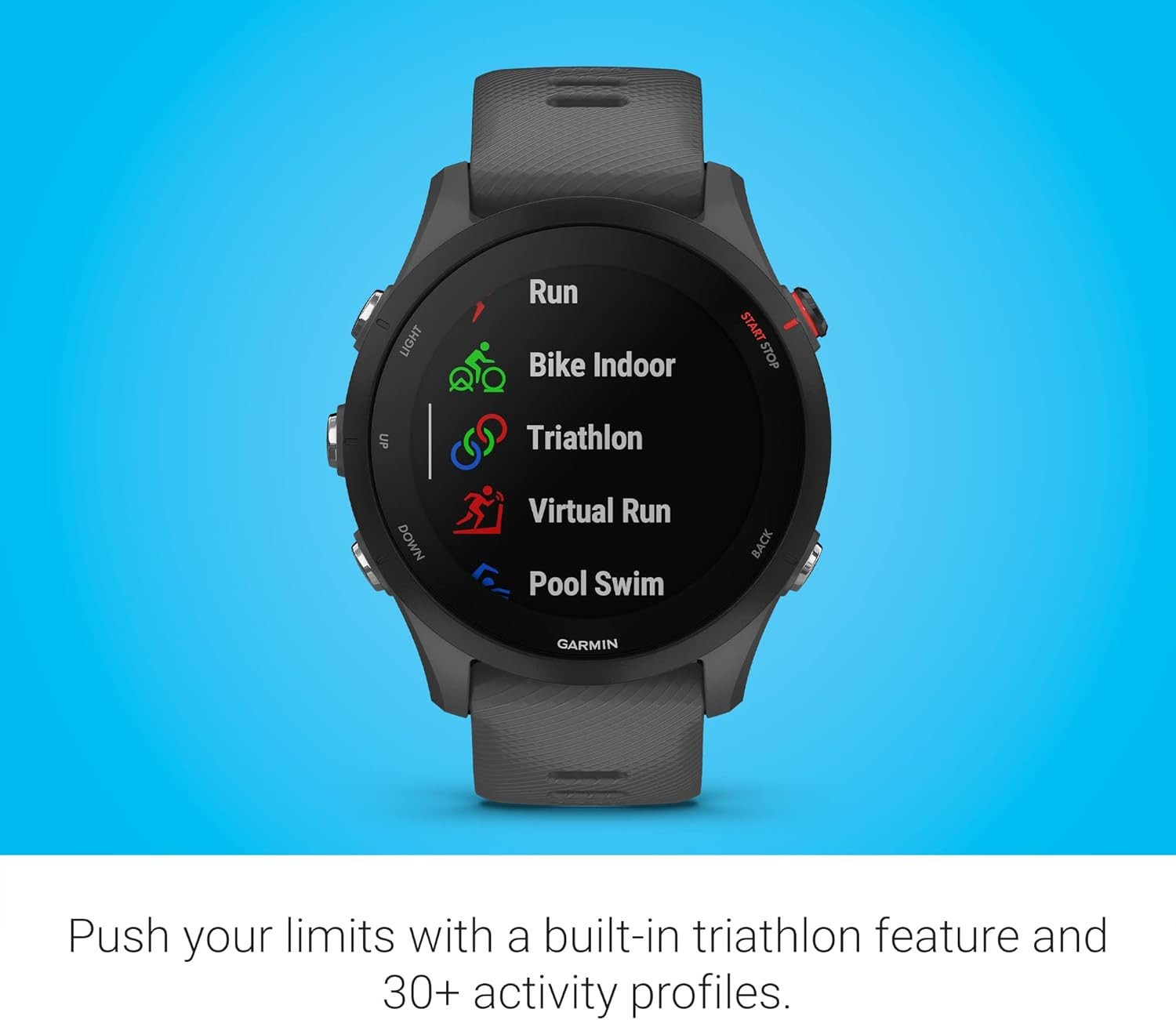 Garmin Forerunner 255 GPS Running Smartwatch – Slate Gray | USED