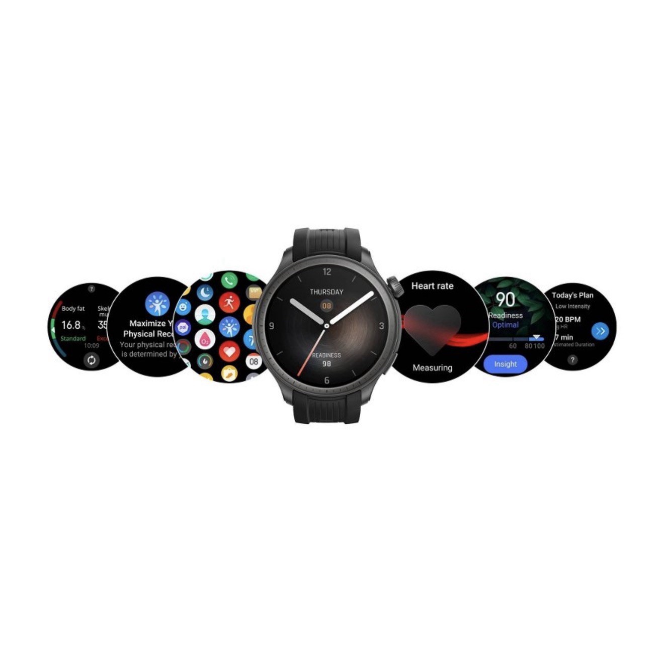 Amazfit Balance Smart Watch GPS Bluetooth 14 Day Battery – Nylon Band – New