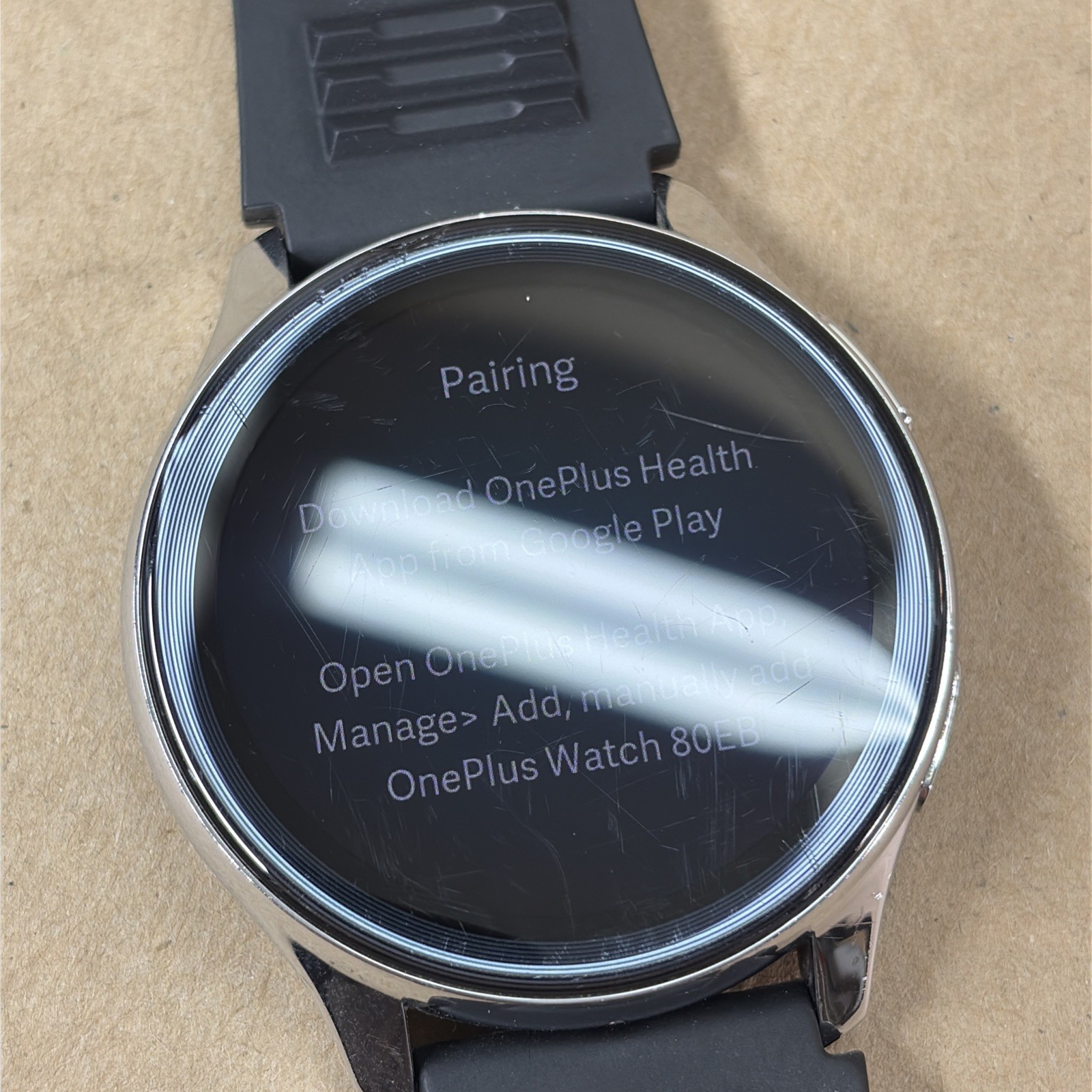 OnePlus Smart Watch W301GB 46mm 1st Generation Powers On Untested
