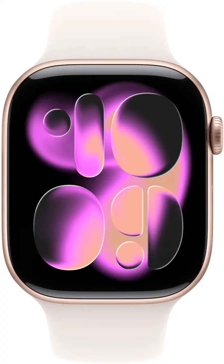 Apple Watch Series 11 42mm GPS Rose Gold w/ S/M Light Blush Sport Band