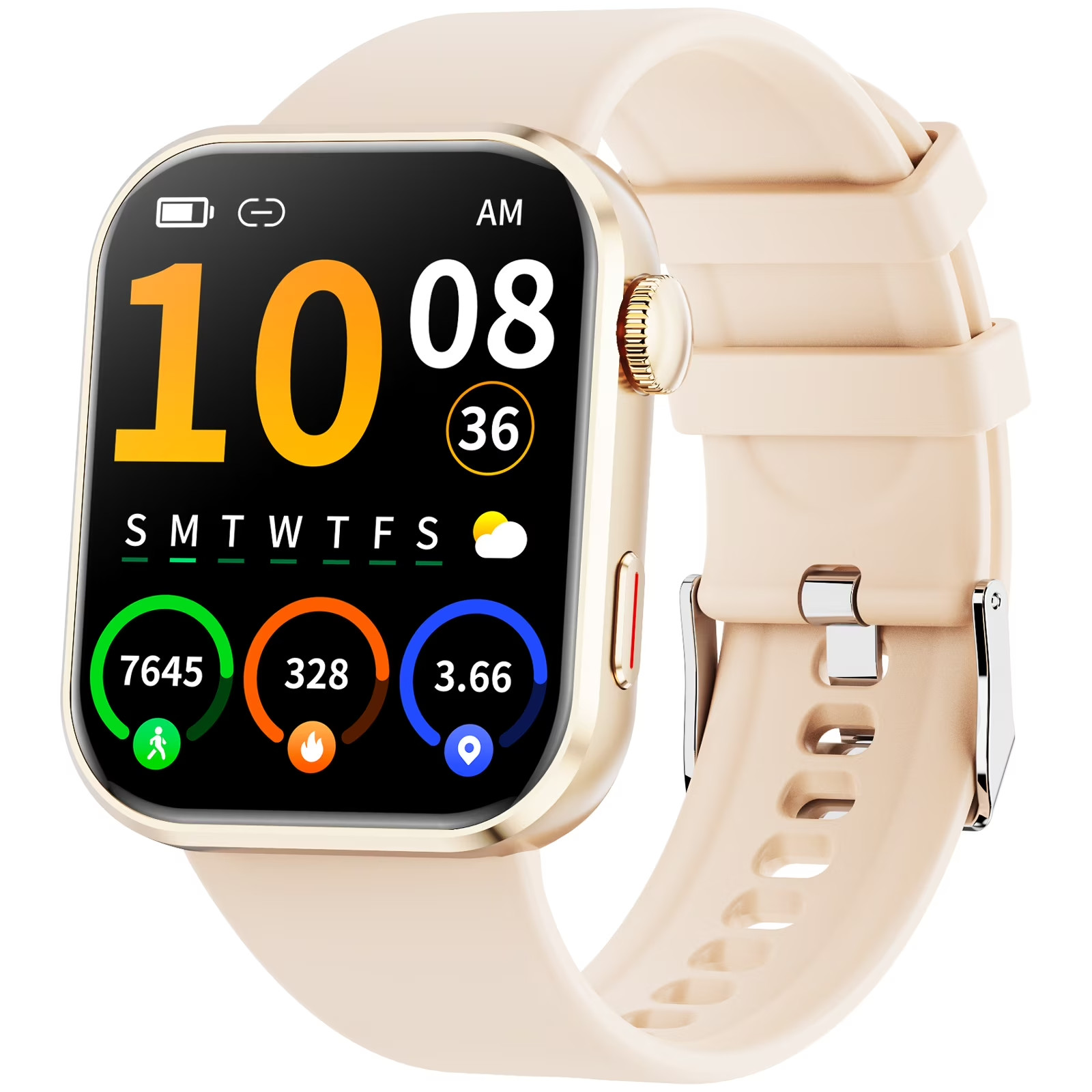 Mingdaln 1.93”HD Men Womens Smart watch,with Bluetooth Answer/Make Calls