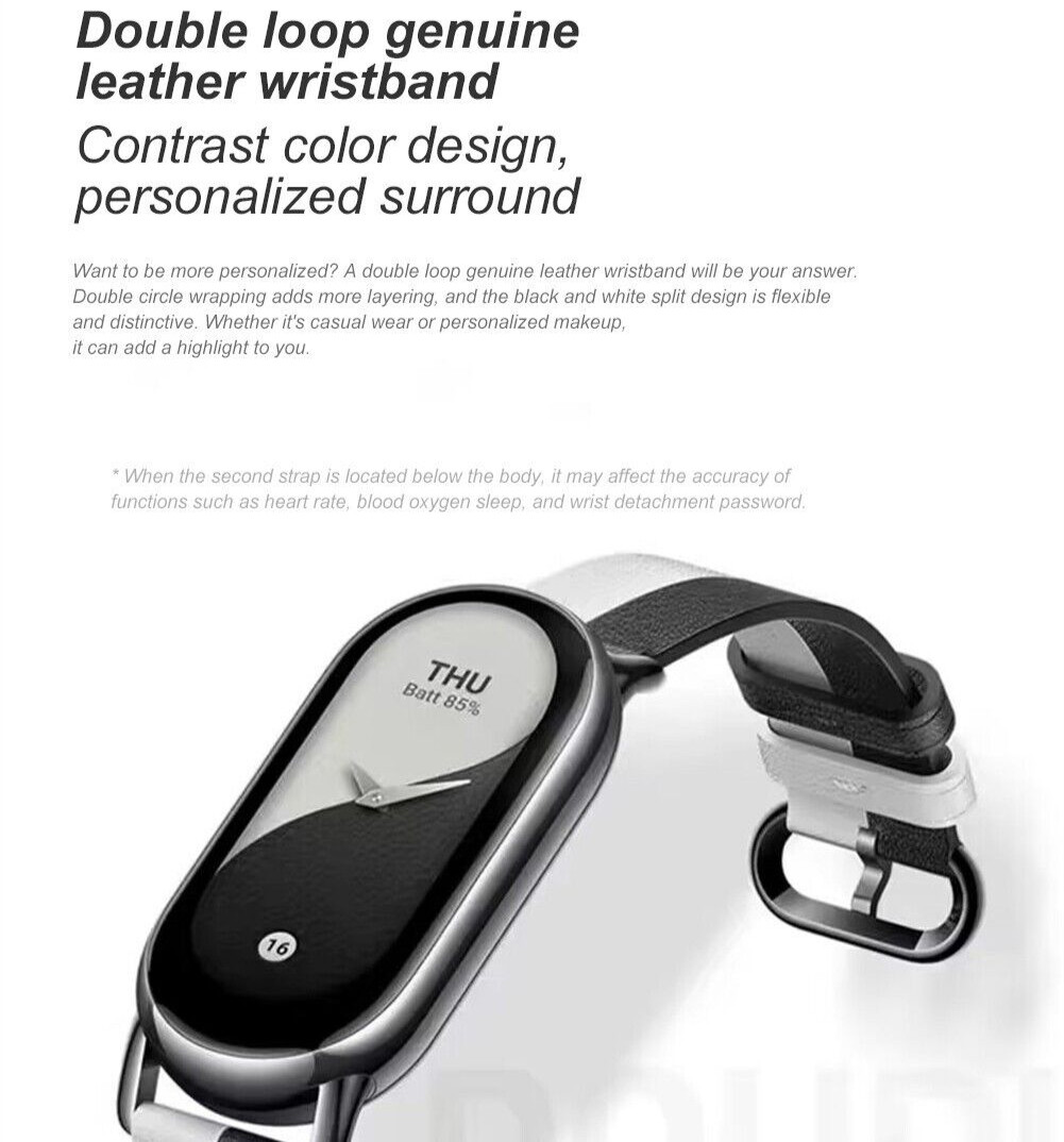 Xiaomi Smart Band 8 Heart Rate Blood Pressure Fitness Tracker Watch Bracelet APP