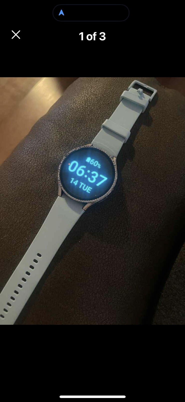 Samsung Galaxy Watch4 SM-R870 44mm Aluminum Case with Sport Band – Silver…