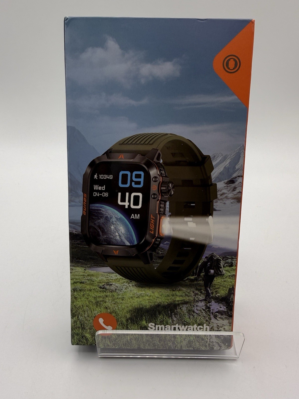 Military Smart Watch GPS Altimeter Barometer Flashlight H22 Open Box