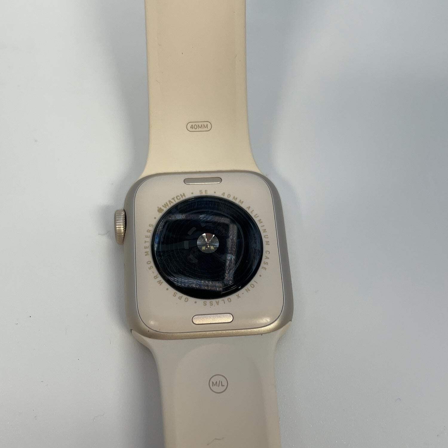GPS Only Apple Watch SE 3 40MM Starlight Aluminum Starlight Sport Band MEH54LW/A