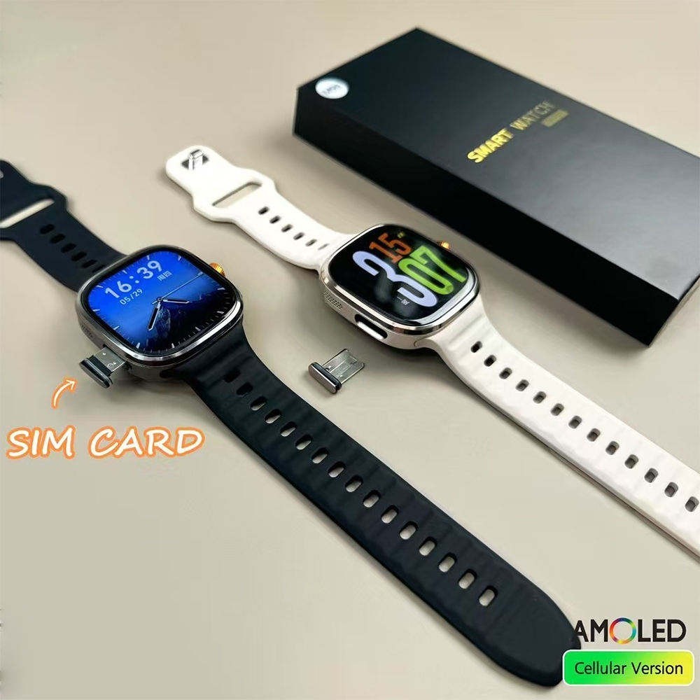 2026 Android Smart Watch SIM Card GPS WiFi Rotating Camera AMOLED Phone Watch