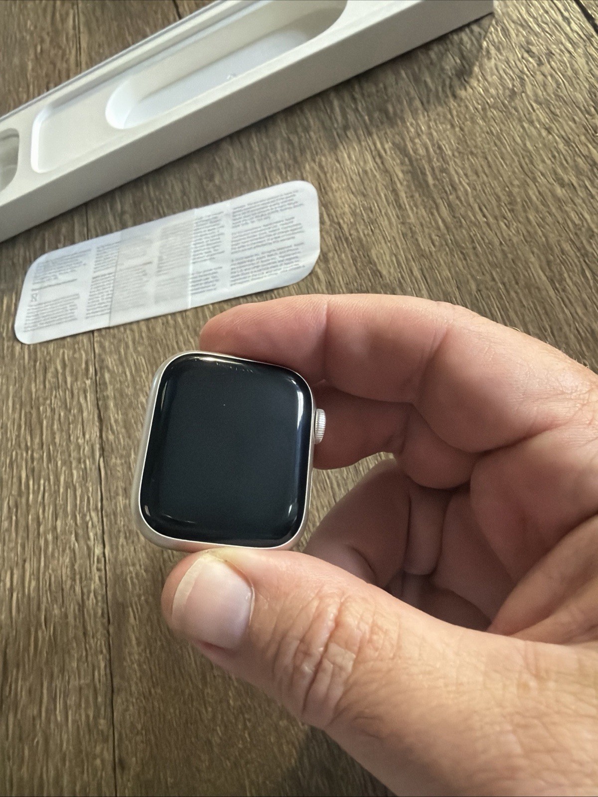 Apple Watch Series 7 41mm Aluminum Case with Sport Band – Starlight, Regular…