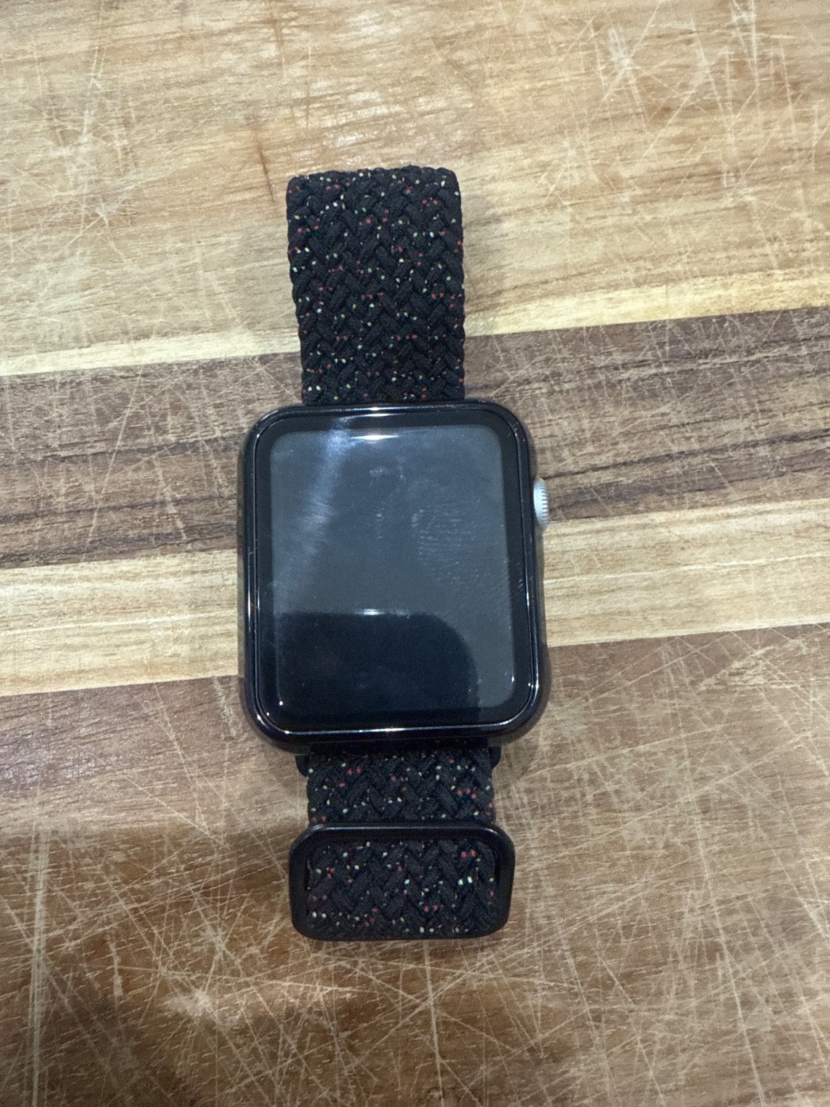 Apple A1859 Watch Series 3 42mm with Black Sport Band Unlocked – Space Gray