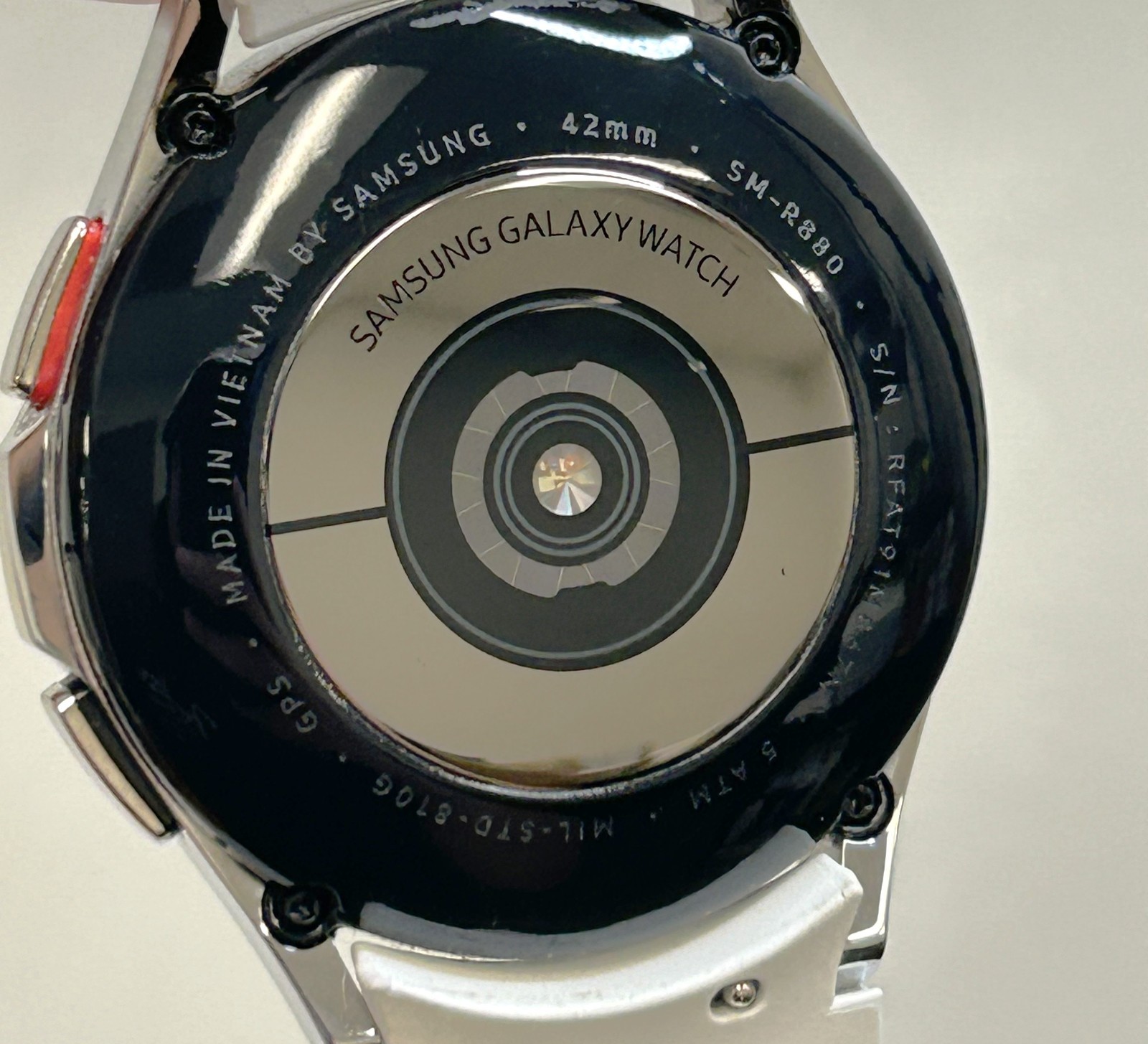 Samsung Galaxy Watch4 Classic SM-R880 42mm Stainless Steel Case Ridge-Sport Band