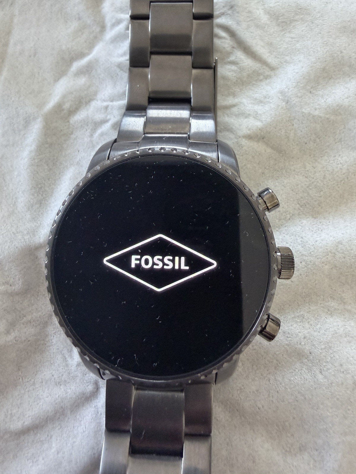 Fossil Gen 4 FTW4012 Explorist HR Stainless Steel Smartwatch – Smoke