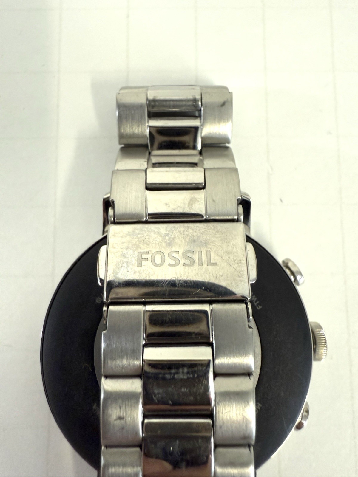 Fossil Gen 4 Digital Dial Smart Watch Stainless Steel Band FTW6017