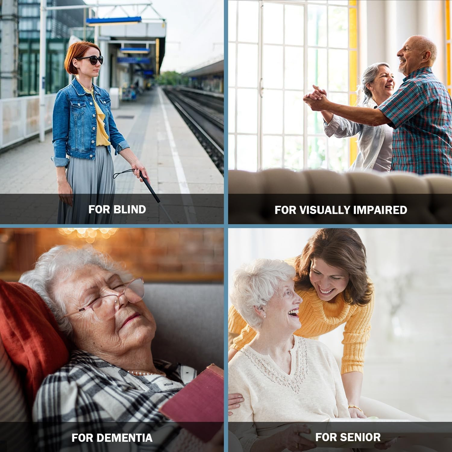 Talking Watch for Visually Impaired and Seniors, Large Numbers, Voice Speak Watc