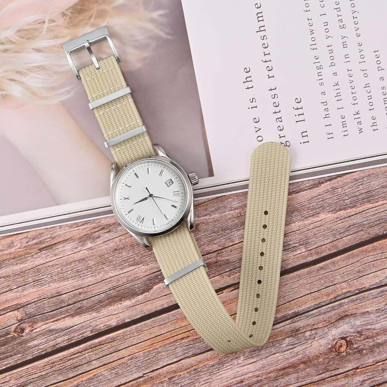 Strap Only For Military Watch 16mm 18mm 20mm 22mm Nylon Waterproof