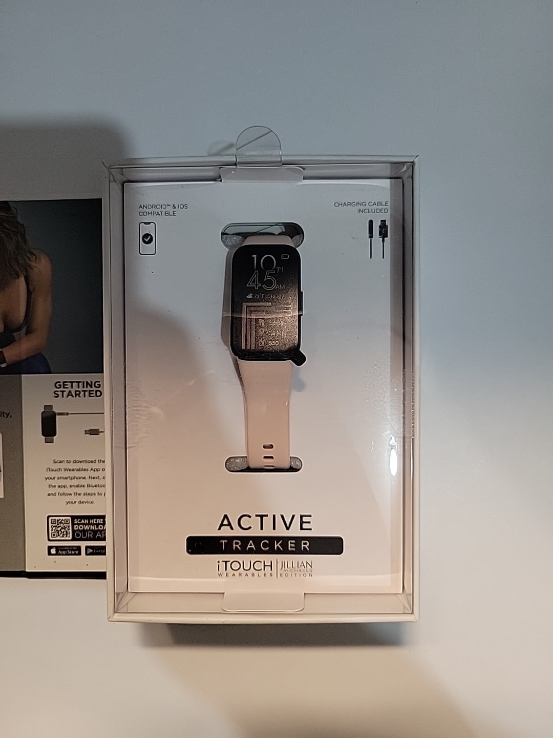 iTouch Active 4 Unisex Blush Smartwatch Fitness Tracker TC4S01-G12