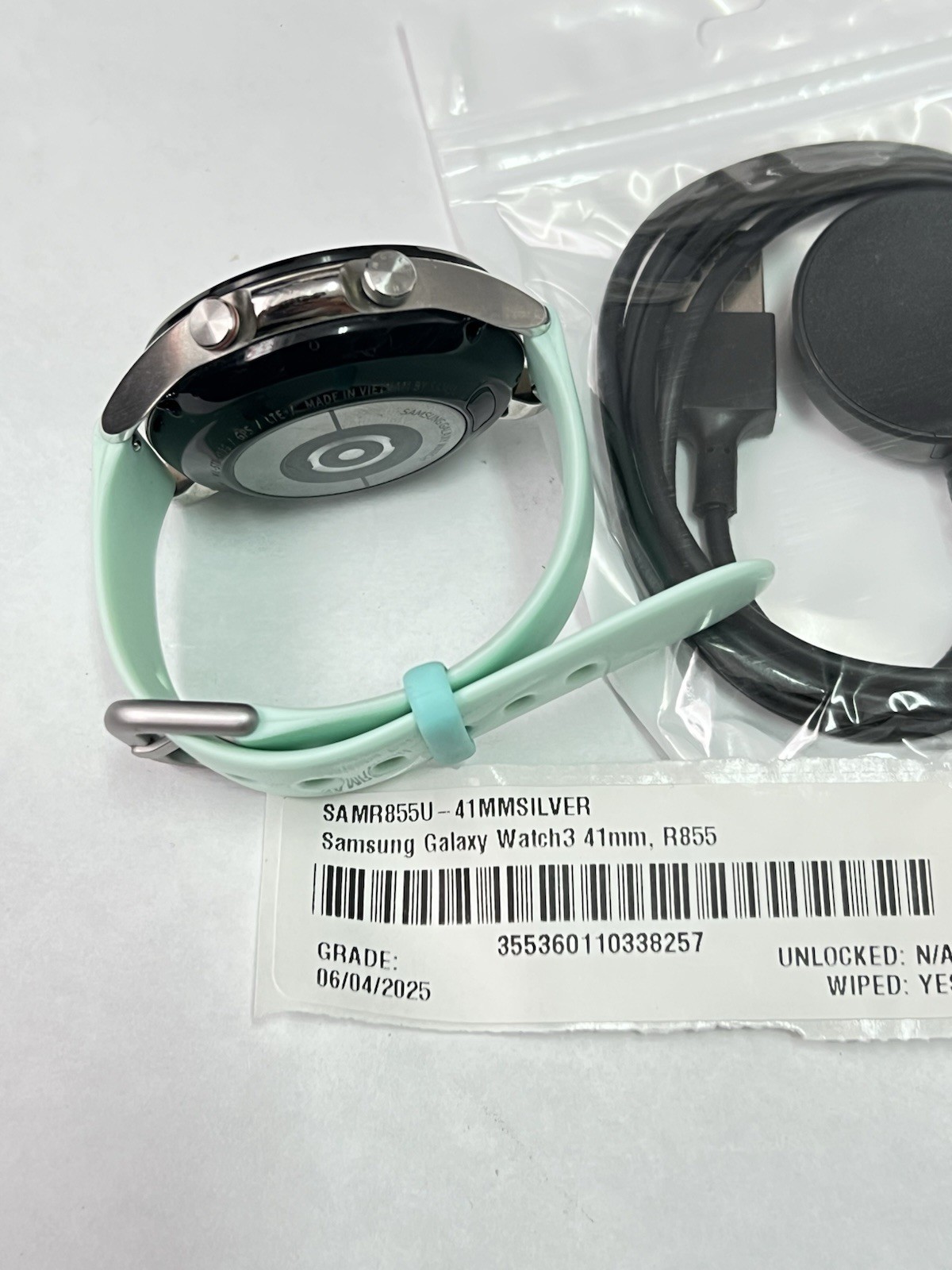 Samsung Galaxy Watch3 SM-R855 41mm Mystic Silver Stainless Steel Case