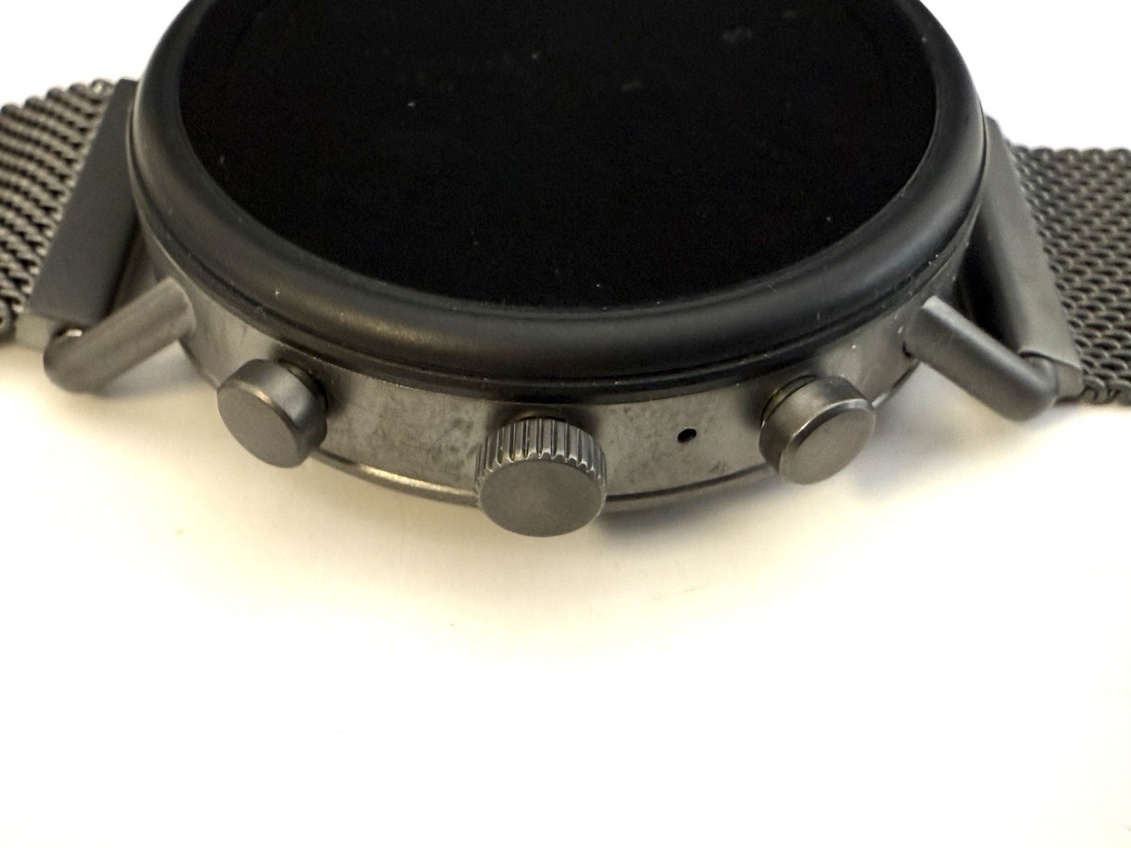 Skagen Men’s Gunmetal Mesh Falster Smartwatch SKT5105