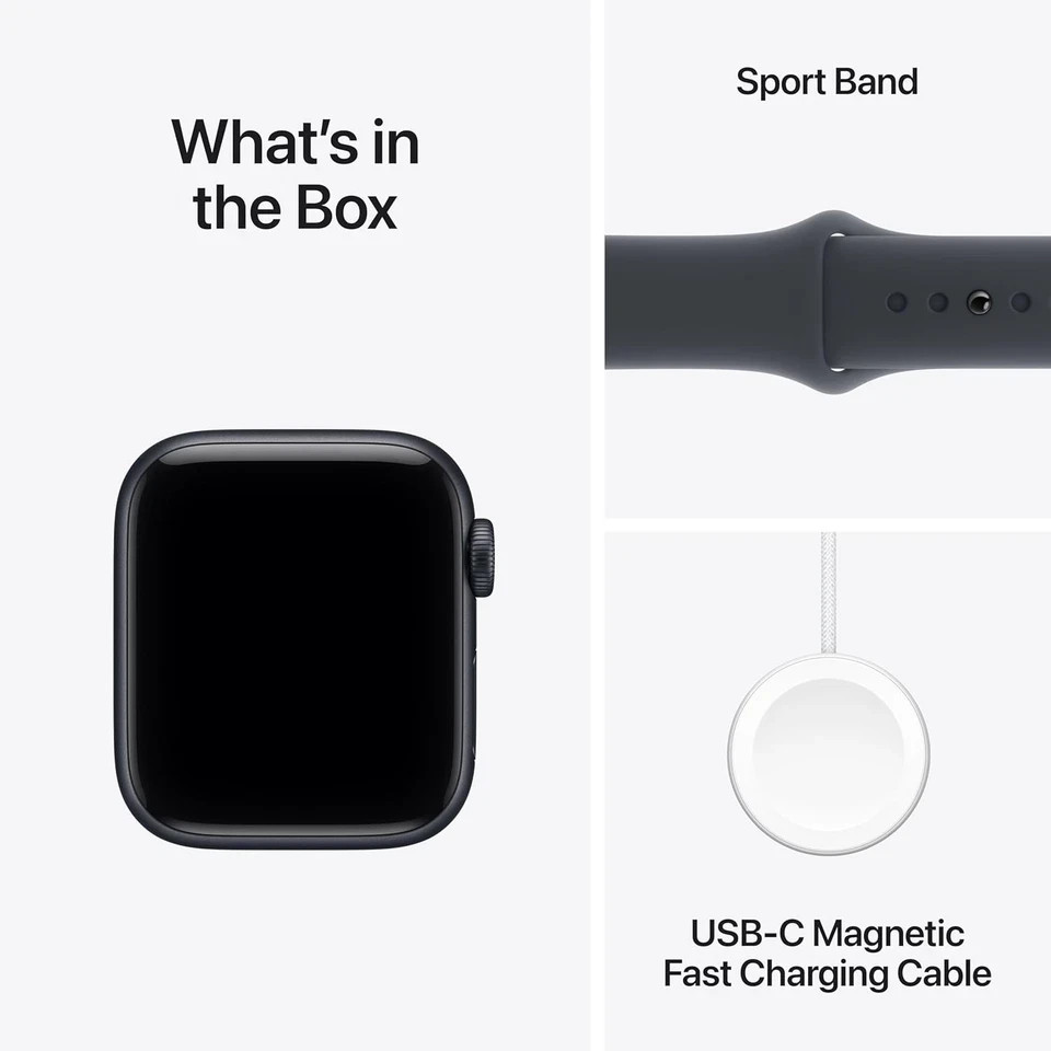 Apple Watch SE 3 40mm GPS Midnight Sport Band MEH94LW/A
