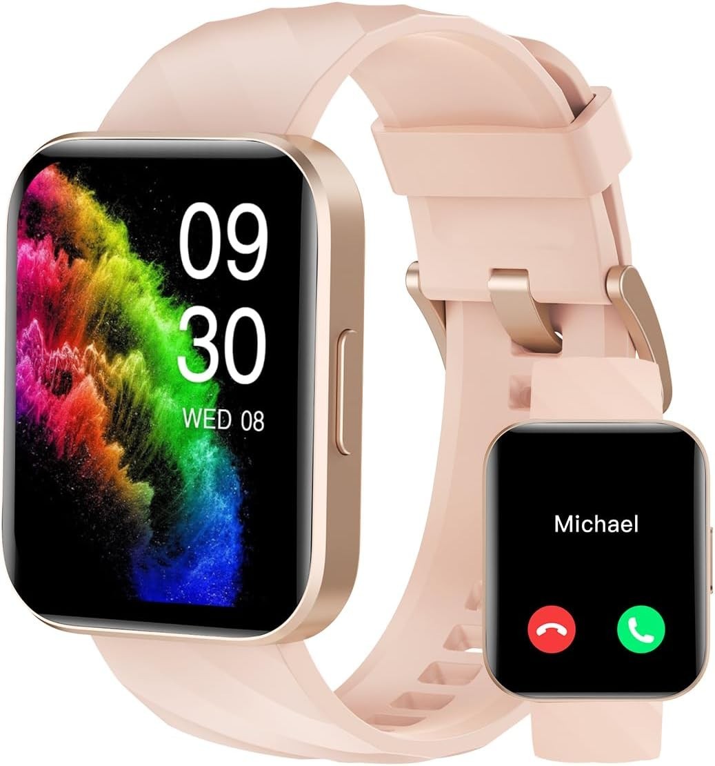 Smart Watch Women Men Touch Screen Heart Rate Waterproof Fitness Tracker