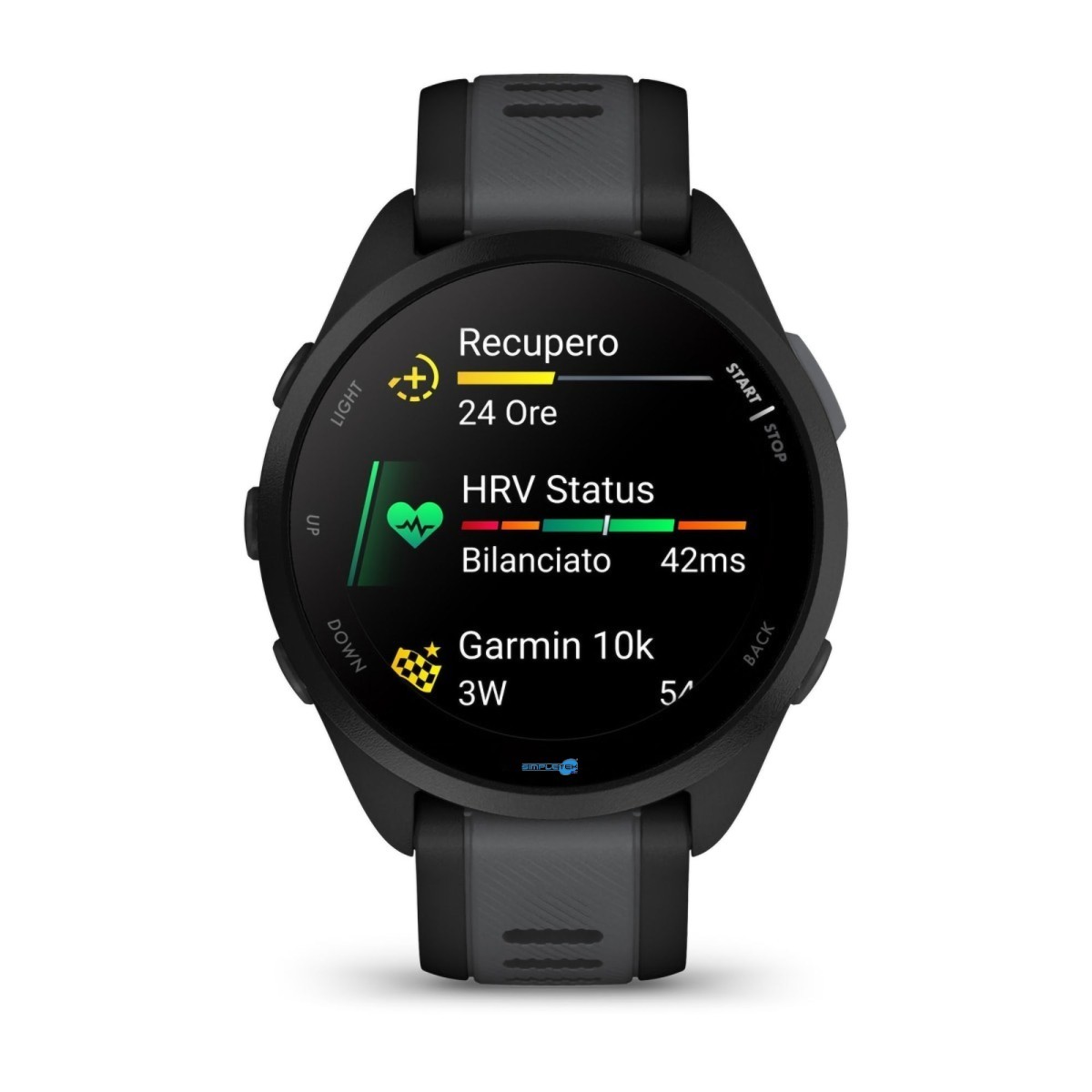 Simpletek SIMPLETEK 43mm Sport Smartwatch GPS HRV Black WiFi NFC NFC HRV