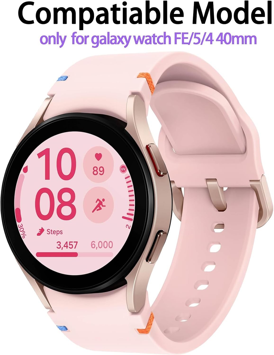 6+6 Pack Screen Protector Case for Samsung Galaxy Watch 5 40mm HD Anti-Fog