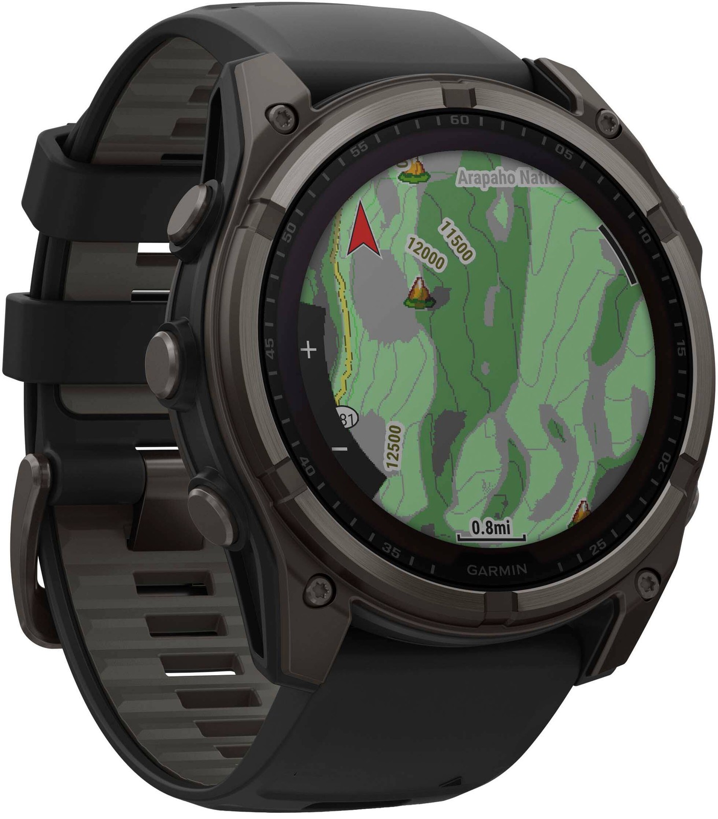 Garmin – fnix 8 Solar Sapphire GPS Smartwatch 51mm Fiber-reinforced polymer …