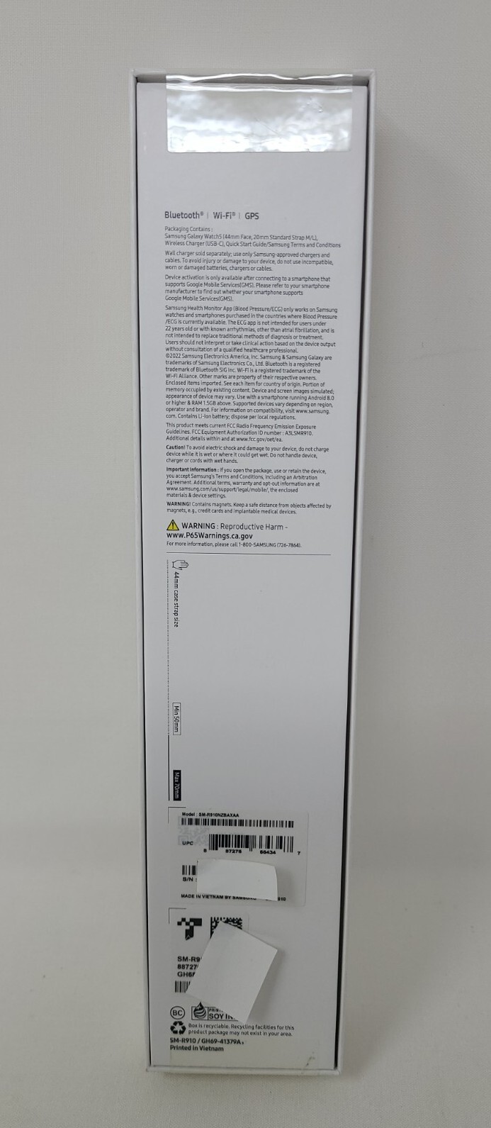 Samsung Galaxy Watch 5 Bluetooth Wi-Fi GPS 44mm R910 Blue FACTORY SEALED