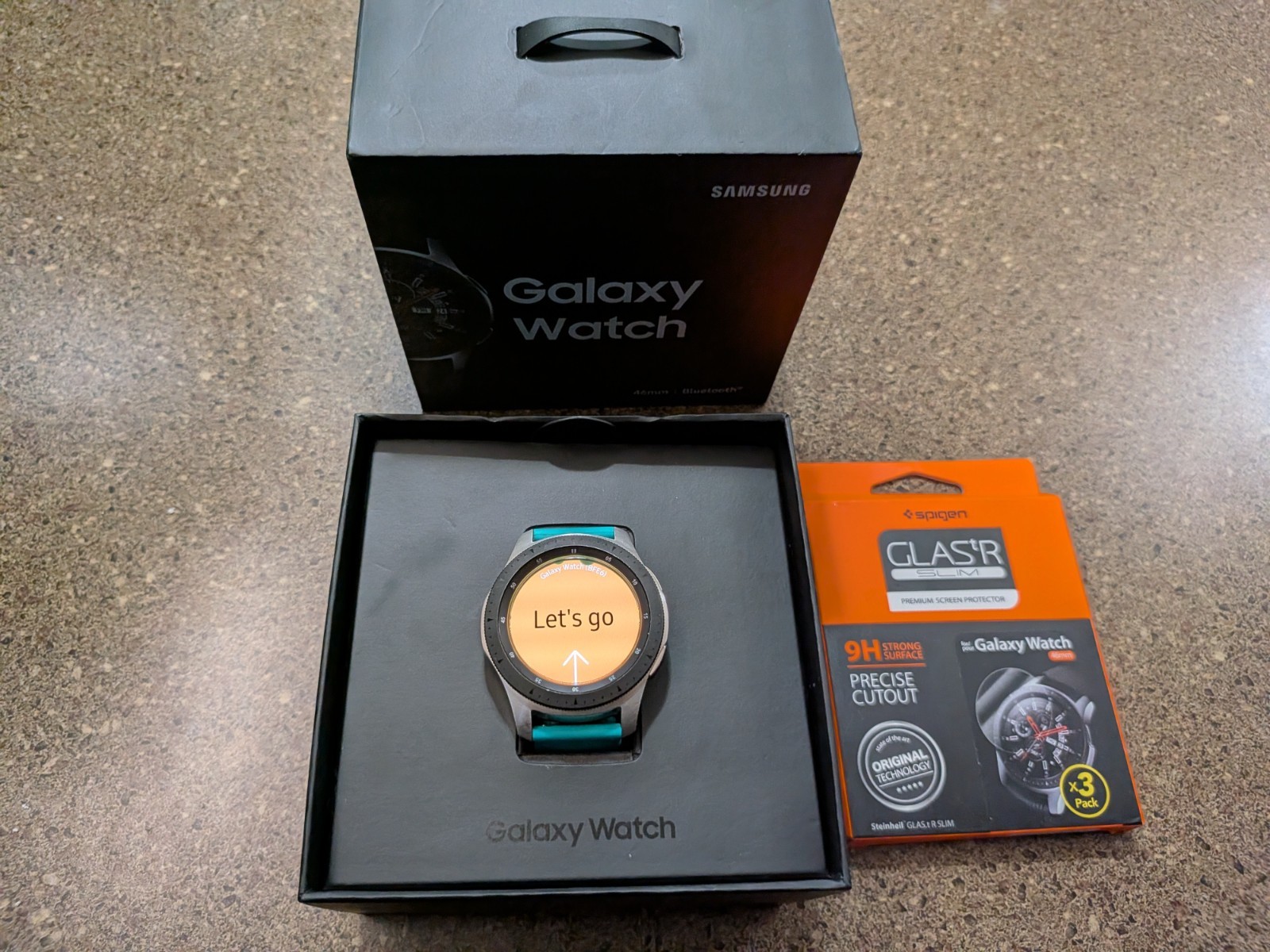 Samsung Galaxy Watch Sm-r800 46mm Silver Smartwatch Bluetooth WiFi