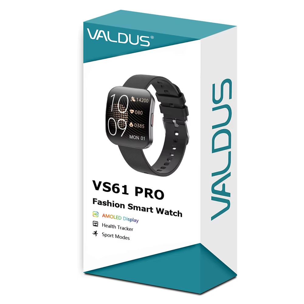 VS61 Pro Smartwatch Man Woman AMOLED Curved Screen Metal Body