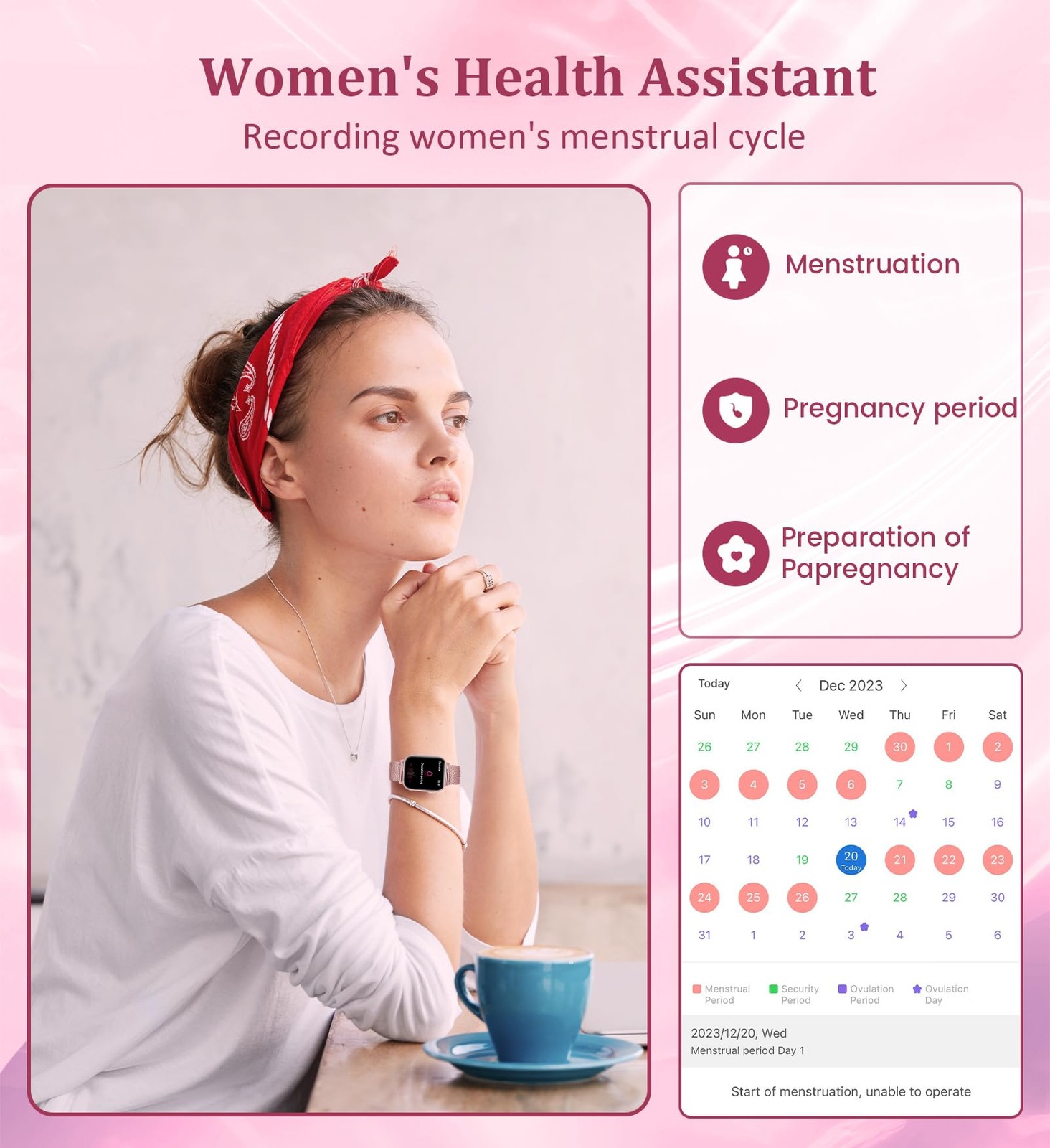 1.83” Smart Watch for Women with Bluetooth Call (Answer/Dial), Activity Fitn…