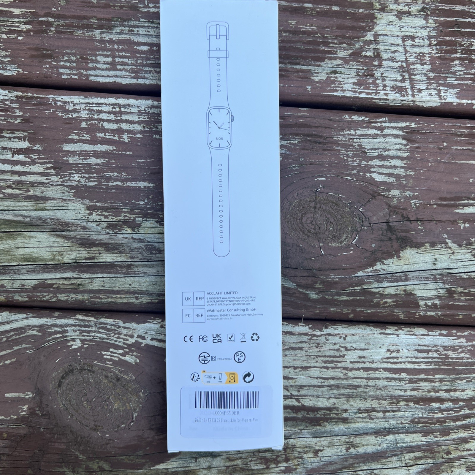 AcclaFit Limited Minimalist Modern Unisex Lavender Smart Watch| Fitness Tracker