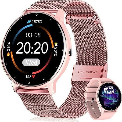 1.28inch ZL02D smartwatch waterproof AI voice heart rate health monitoring watch