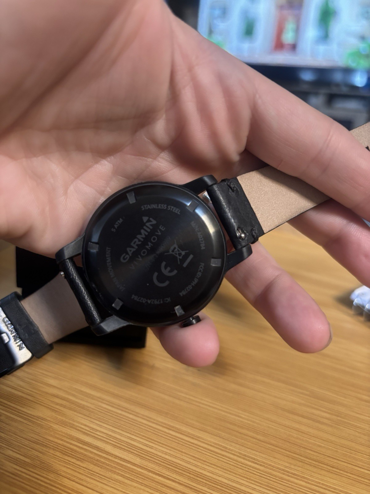 Diesel On Full Guard 44mm Black Stainless Case Brown Leather Band Wear OS