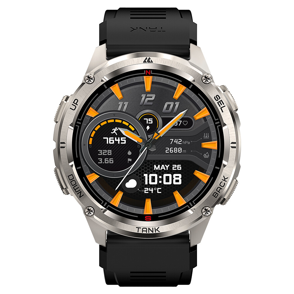 2025 KOSPET TANK T3 Ultra2 Smart Watch Men GPS 480mAh Battery 50M Waterproof NEW