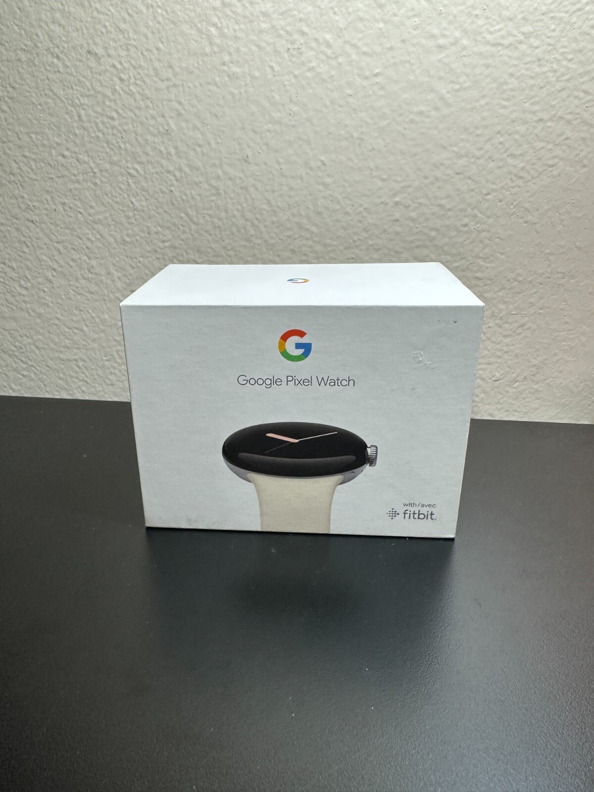 Google Pixel Watch LTE Silver Case with Chalk Band