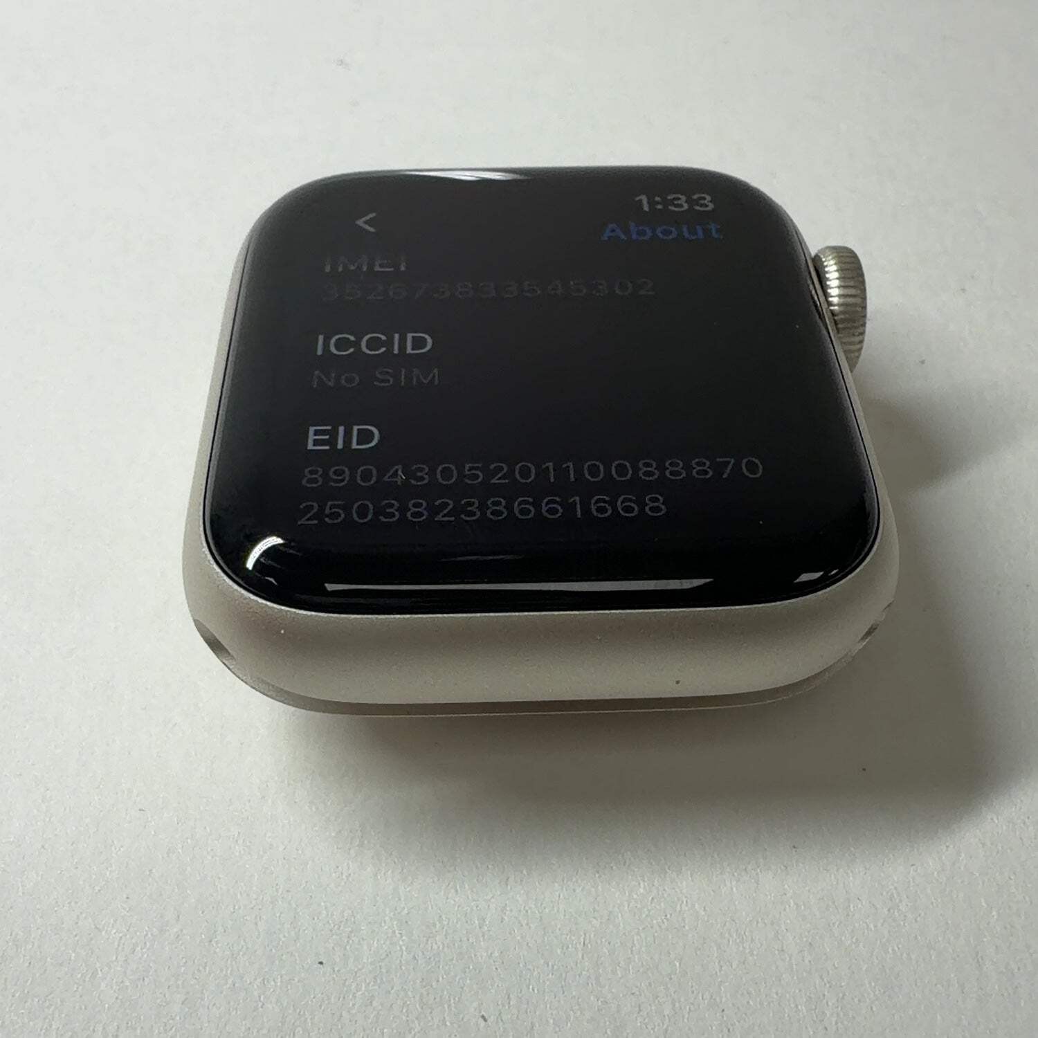 Unlocked Apple Watch SE 3 40MM Starlight Aluminum Starlight Sport Band MEP64LW/A