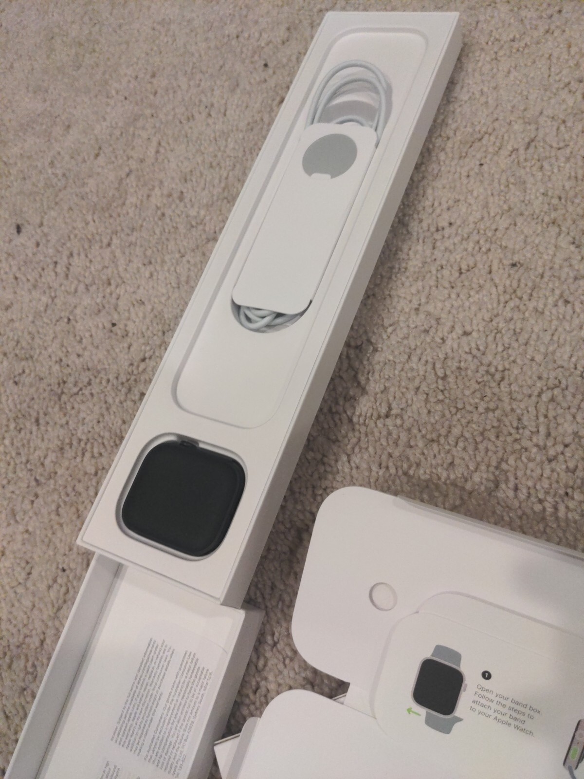 Apple Watch Series 8 45mm Midnight Aluminum Case with Sport Band, M/L