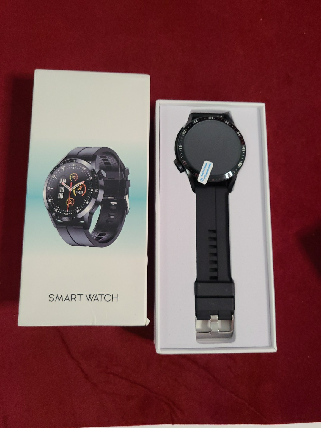 G102 1.39″ smartwatch Smart Watch TPU Black Band