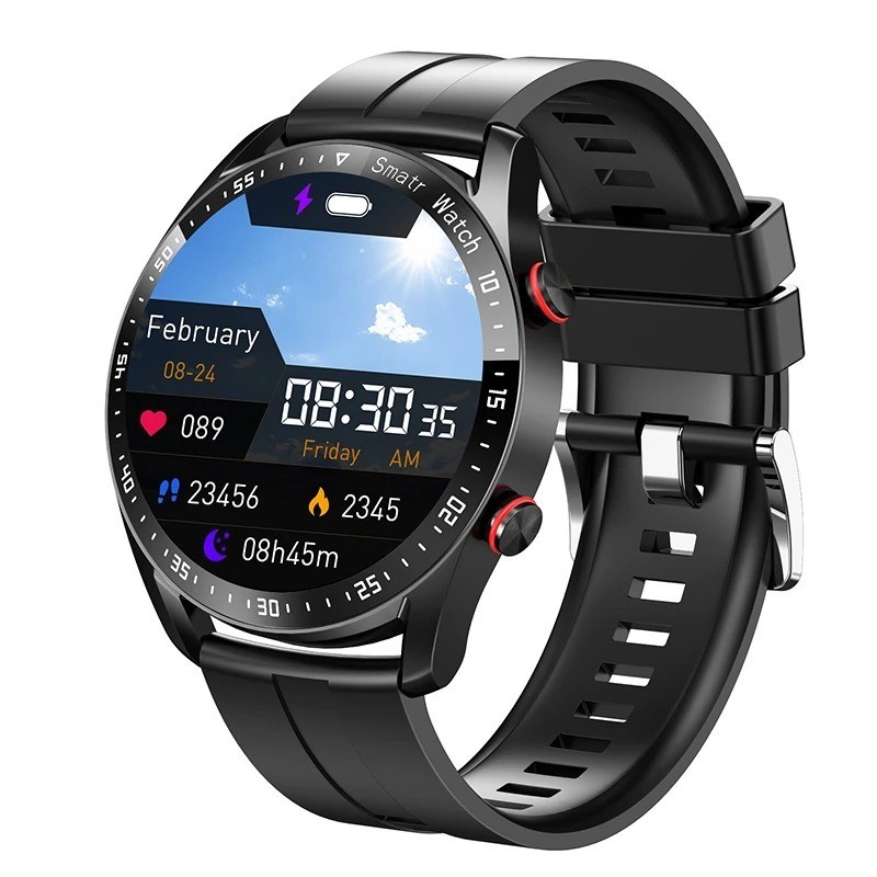ECG PPG Bluetooth Call Smart Watch Heart Rate Fitness Tracker IP67 Waterproof