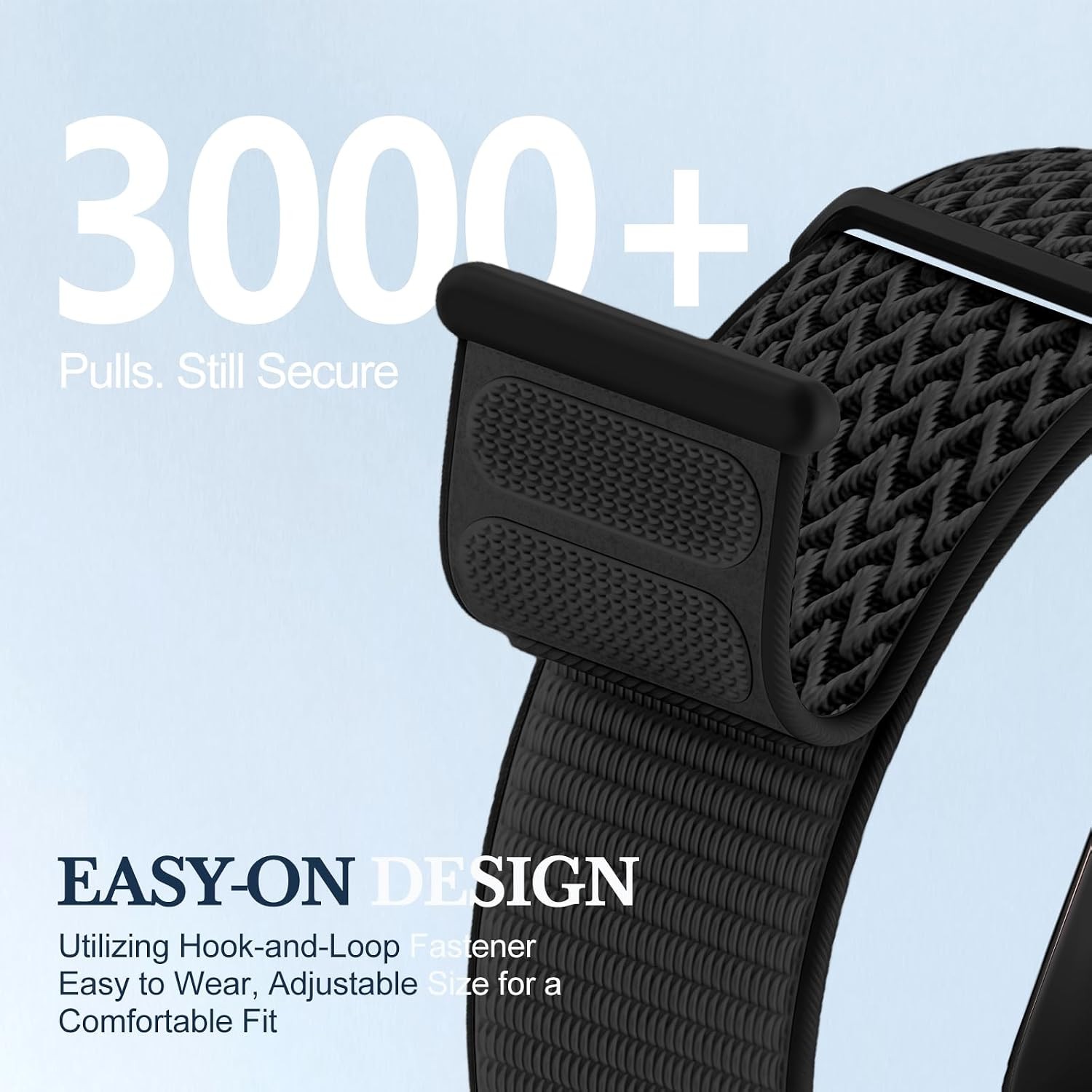 Nylon Sport Loop Strap Compatible with Apple Watch Series 7 44mm Soft Fabric