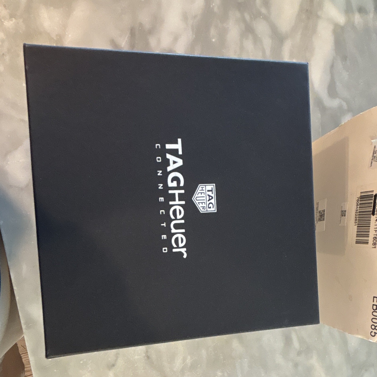 TAG Heuer Connected 45mm GPS Wear OS Smartwatch Orange Silicone Band