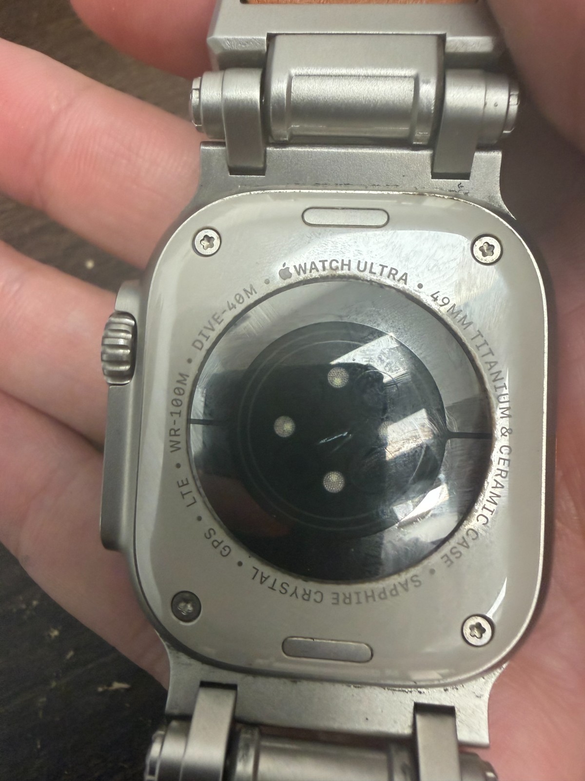 Unlocked Apple Watch Ultra 49MM Natural Titanium A2622